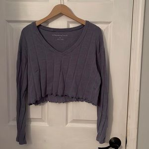Aeropostale. Blue/purpleish. Cropped sweater. Size S.